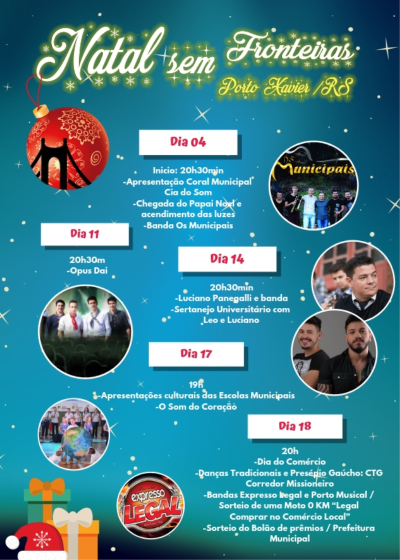 PROGRAMAÇÃO OFICIAL NATAL 2018